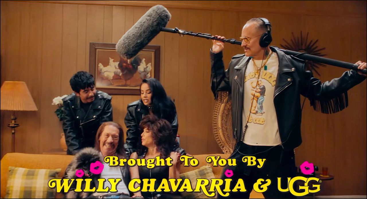 Mexican American designer Willy Chavarria. The collection brings Chavarria’s unique Chicano point of view with Danny Trejo, Eva Longoria, Becky G, and Ivan Cornejo. Mexican American designer Willy Chavarria. The collection brings Chavarria’s unique Chicano point of view with Danny Trejo, Eva Longoria, Becky G, and Ivan Cornejo.